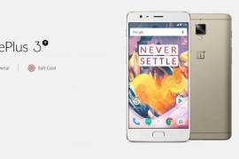 THE ALL NEW ONE PLUS 3T 64GB (SOFT GOLD) NOW AVAIL