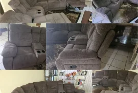 Sectional recliner sofa like new